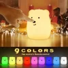 p_1783363269949_ybec Cross-border Baby Bedside Night Light Children Bedroom Timer Silicone Tap Light Charging Bear Silicone Lamp