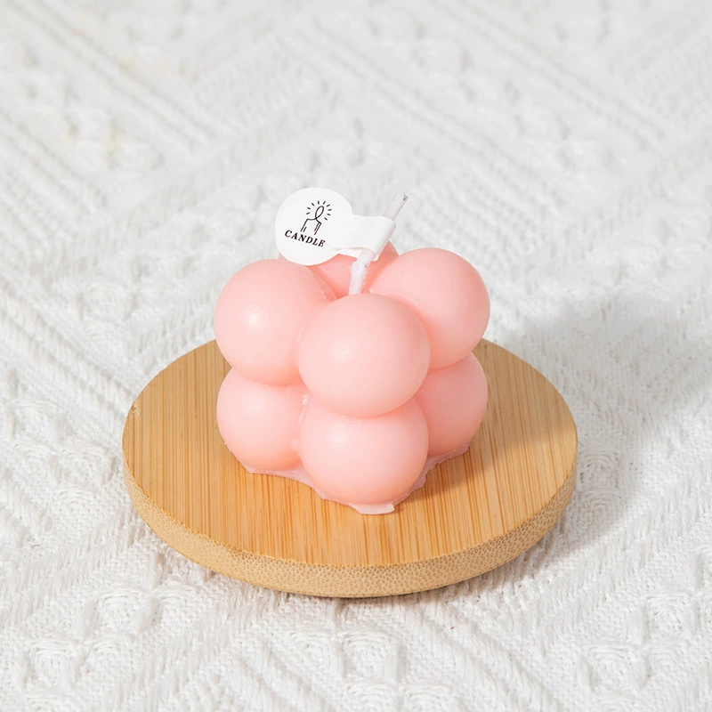 Cross-border Mini Cube Scented Candle Anniversary Gift Smoke-free Small Home Bedroom Gift Fragrance Desk Decor