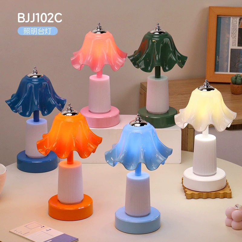 p_1783363368471_zqqs Cream Style Creative Light Luxury Desk Lamp Cross-border Mini Floor Lamp Decoration Night Light Bedroom