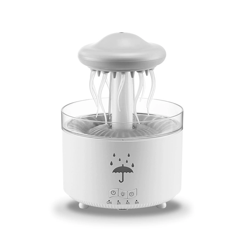 p_1783363419504_nrv0 Cross-border Creative Rotating Raindrop Aromatherapy Diffuser Small Home Bedroom Silent Colorful Ambiance Light Essential Oil Diffuser