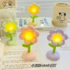 p_1783363441694_gu7s Creative Bedroom Hallway Decoration Mini Children Desktop Ornament Ambiance Light Flower Cream Glue Magnetic Night Light