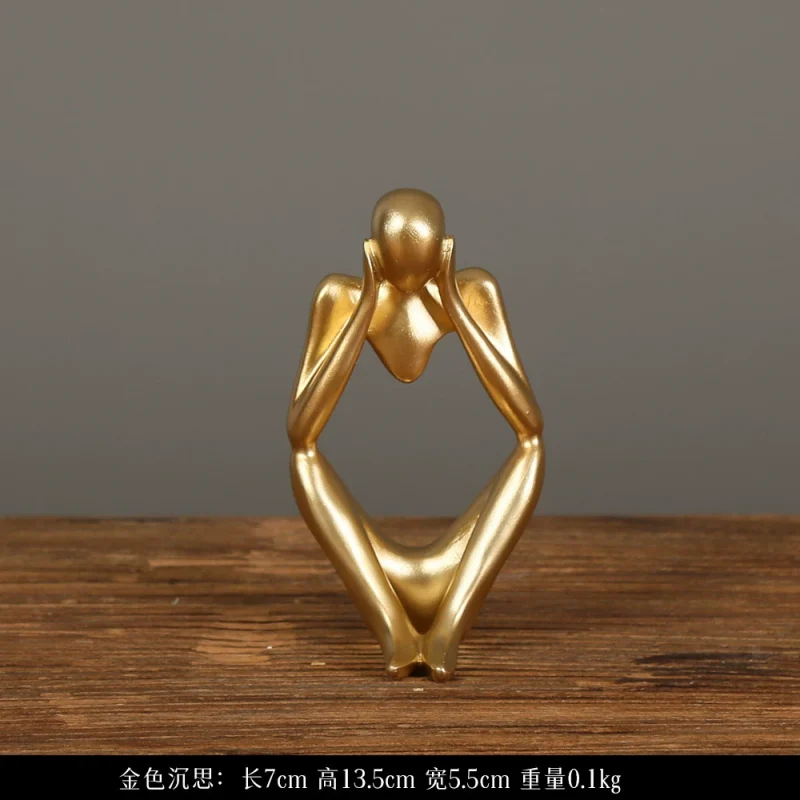 p_1783363552499_uy1g Cross-border Creative Personality Mini Abstract Figure Decoration Nordic Living Room Bedroom Study Desktop Ornament Home Decor