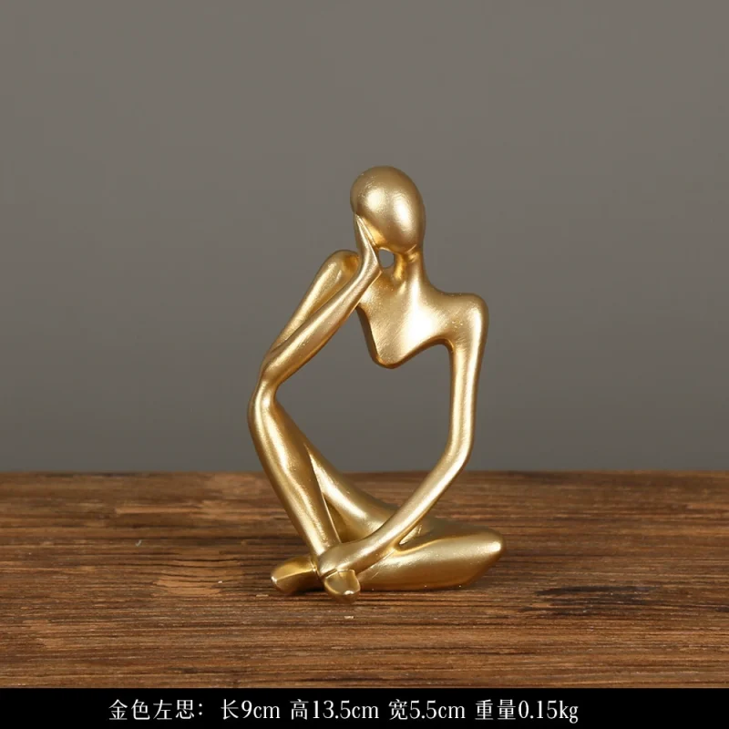 p_1783363558445_ygh3 Cross-border Creative Personality Mini Abstract Figure Decoration Nordic Living Room Bedroom Study Desktop Ornament Home Decor