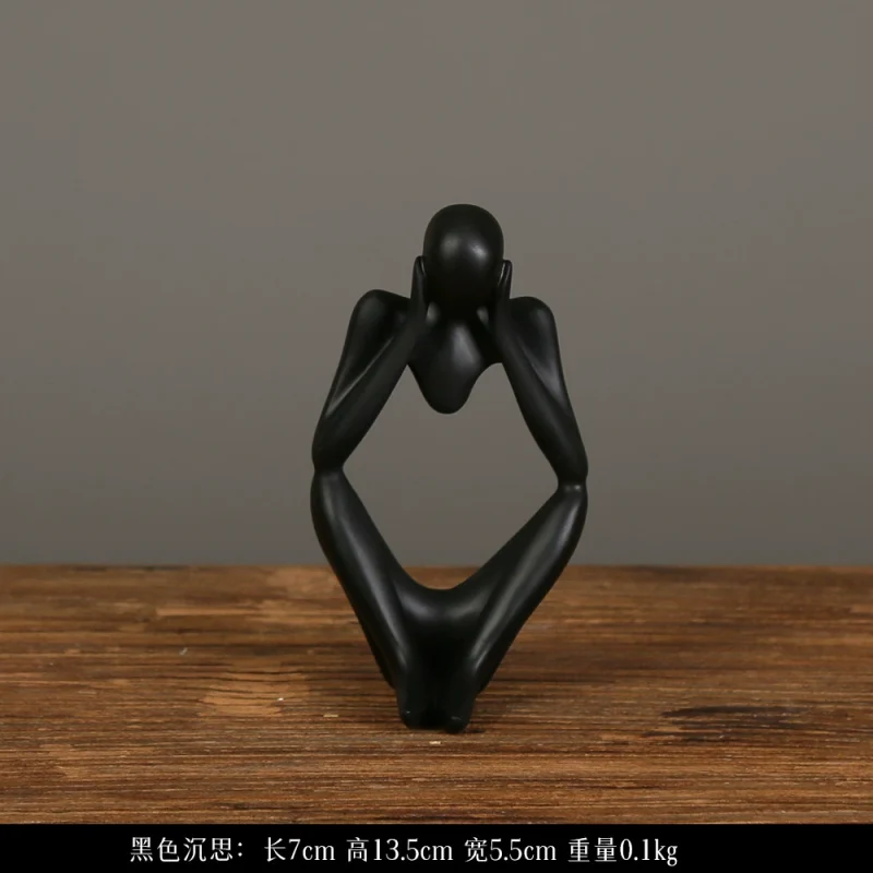 p_1783363561725_3is9 Cross-border Creative Personality Mini Abstract Figure Decoration Nordic Living Room Bedroom Study Desktop Ornament Home Decor