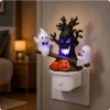 Cross-border Creative New Resin Decoration Night Light Bedroom Swing Ghost Night Light Halloween Decoration Small Ornament