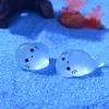 Cross-border Hot Micro Landscape Glowing Seal Fish Tank Aquarium DIY Decoration Accessories Cute Desktop Ornament
