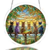 p_1783363629230_67sm Cross-border New Acrylic Puzzle Light Catcher Animal Kitten Pendant Round Window Hanging Decoration DIY Home Hanging Ornament