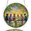 p_1783363635844_47bn Cross-border New Acrylic Puzzle Light Catcher Animal Kitten Pendant Round Window Hanging Decoration DIY Home Hanging Ornament