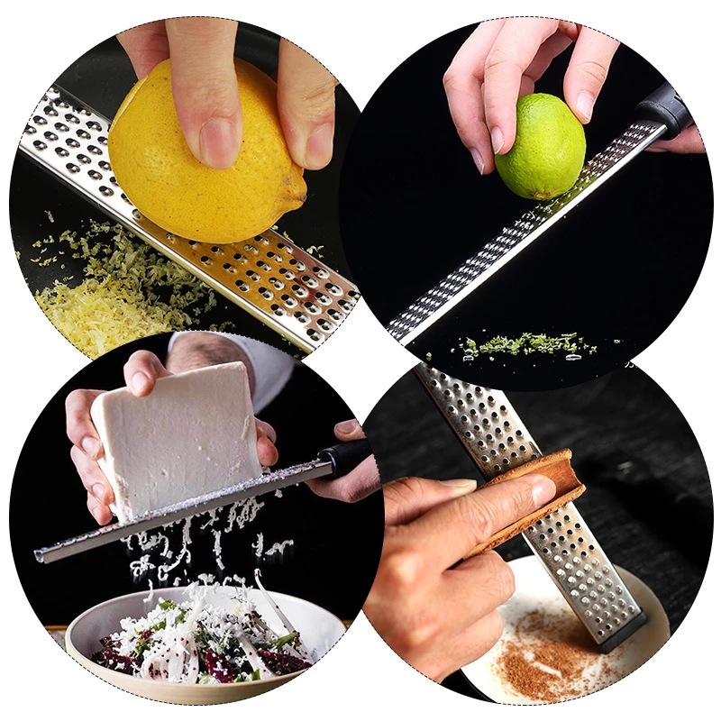 Stainless Steel Grater - Multi-Purpose Cheese, Vegetable & Lemon Zester