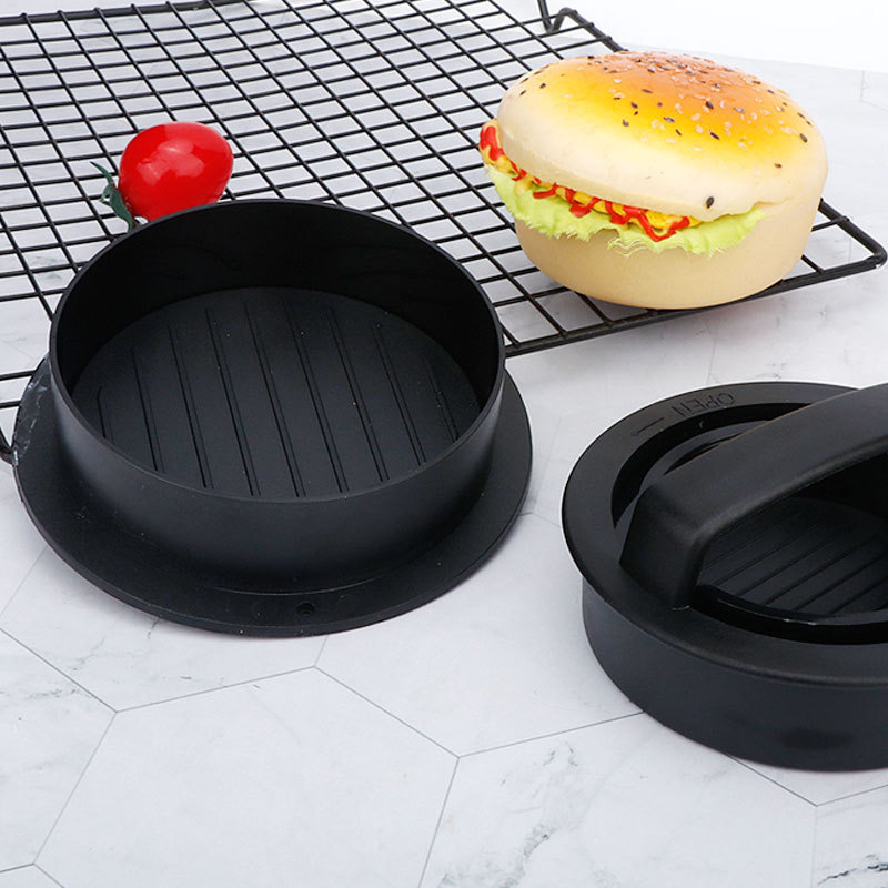 Hamburger Meat Press Patty Maker - Round PP/ABS Burger Press for Kitchen