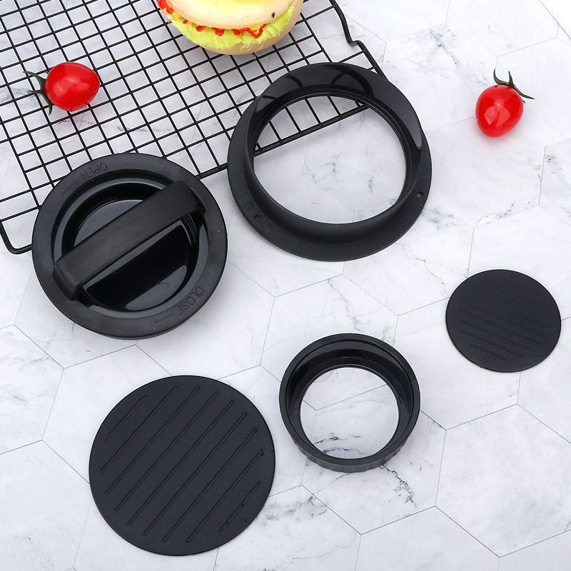 Hamburger Meat Press Patty Maker - Round PP/ABS Burger Press for Kitchen