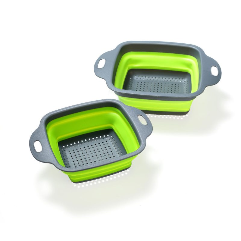 prod8_O1CN01RWDmEN1wVP6EI07hR_2213048356313-0-cib Collapsible Silicone Colander - Foldable Kitchen Strainer Basket