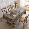 Tablecloth tablecloth-02 Americana Vintage Floral Tablecloth - Washable Jacquard Table Cover, 13 Patterns & 14 Sizes