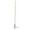Weed Remover Tool - Cast Steel Weeder Head with Bamboo Handle - Garden Weed Puller No Bending